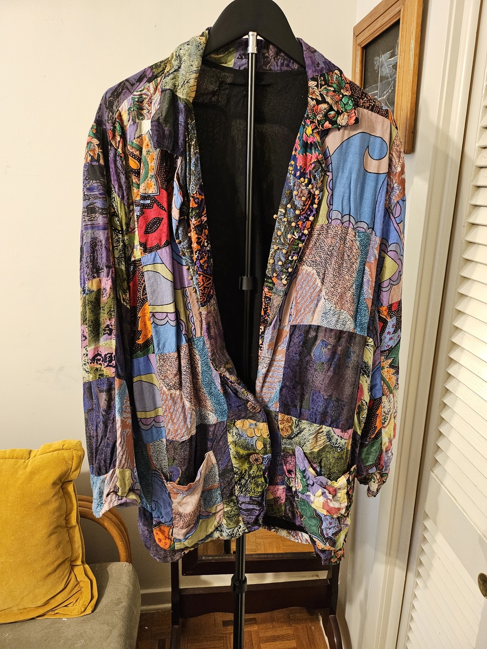 Patchwork Multicolor Handmade Women's Blazer Jacket